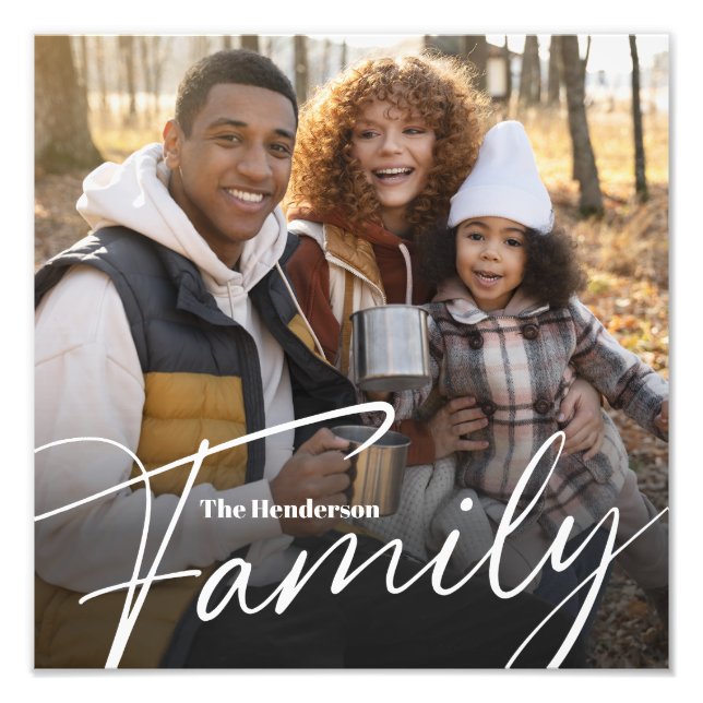 Photo simple personnalisée (Devant)