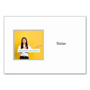 Photo Soeur sur cartes mémoires familiales personn