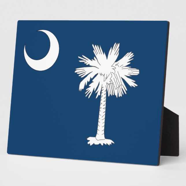 Photo South Carolina State Flag Plaque (Côté)