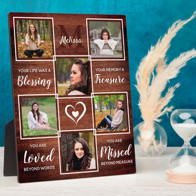 Photo Souvenir commémoratif rustique Plaque de conservat (Créateur téléchargé)