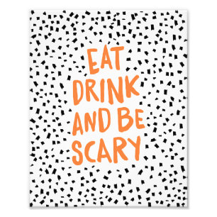 Photo Soyez Scarifié Impression d'art Halloween