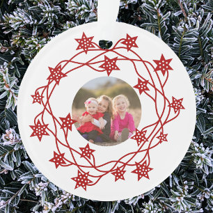 Photo Star Wreath Scandinave