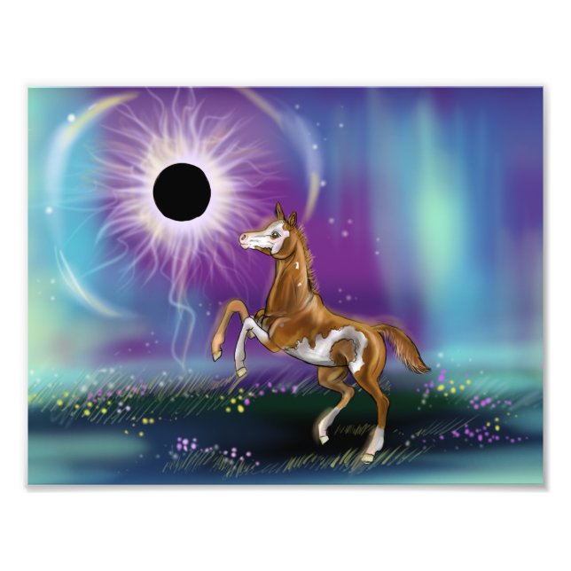 Photo Suprise Eclipse Baby Horse impression atelier (Devant)