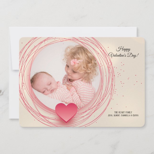 Photo Sweetheart Carte Saint Valentin (Devant)