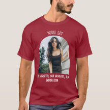 Photo T-shirt personnalisé Fier Papa