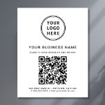 Photo Tile Acrylique Mur de code QR du logo de l'entreprise<br><div class="desc">Panneau murale acrylique moderne pour votre entreprise avec votre code QR pour les clients à rechercher une liste de vos produits, services et prix. Téléchargez votre logo et votre code QR et ajoutez votre nom d'entreprise, votre numéro de téléphone et votre adresse municipale ou tout autre texte dans une simple...</div>