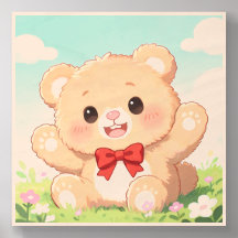 Petit ours heureux