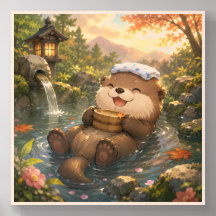 Source chaude de la loutre heureuse
