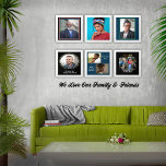 Photo Tile En Mousse Rigide Famille Et Amis Portrait Collage Amour Pour Toujou<br><div class="desc">Family And Friends Portrait Collage Love Forever Photo Tiles a un ensemble de six photos et sont parfaits pour placer dans votre maison ou bureau. Personnalisez avec vos photos et informations préférées. Il fait aussi un grand cadeau avec vos photos.</div>