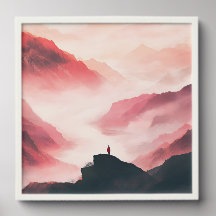Appréciant le beau paysage extérieur