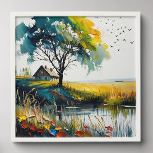 Été serein : Paysage -