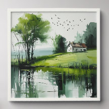 Printemps au bord du lac -