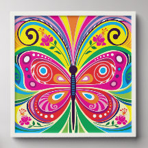Symétrie papillon parfaite