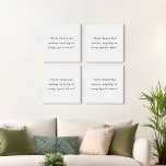 Photo Tile Sur Toile Créez votre propre devis<br><div class="desc">Créez votre propre devis personnalisé peel and stick wall art collage</div>