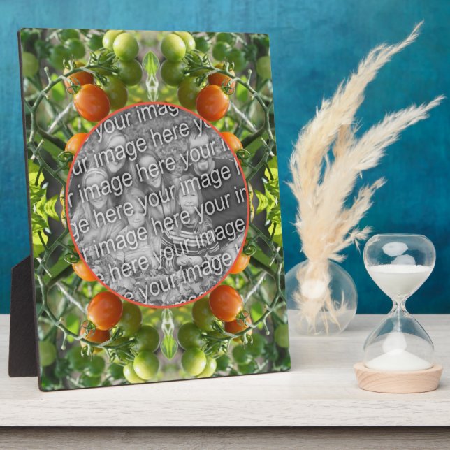 Photo Tomates Cherry Garden Ajoutez Votre Propre Plaque  (Côté)