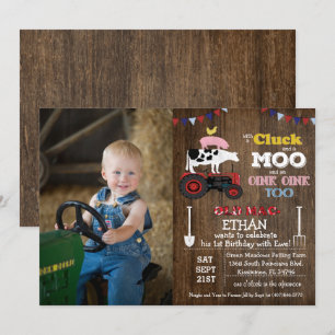 PHOTO/TOUT ÂGE - Invitation d'anniversaire d'un ga