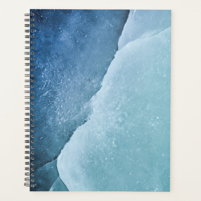 Photo Turquoise Abstraite Ice Art (Devant)
