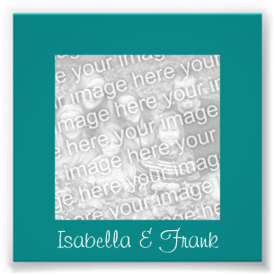 Photo turquoise Frame