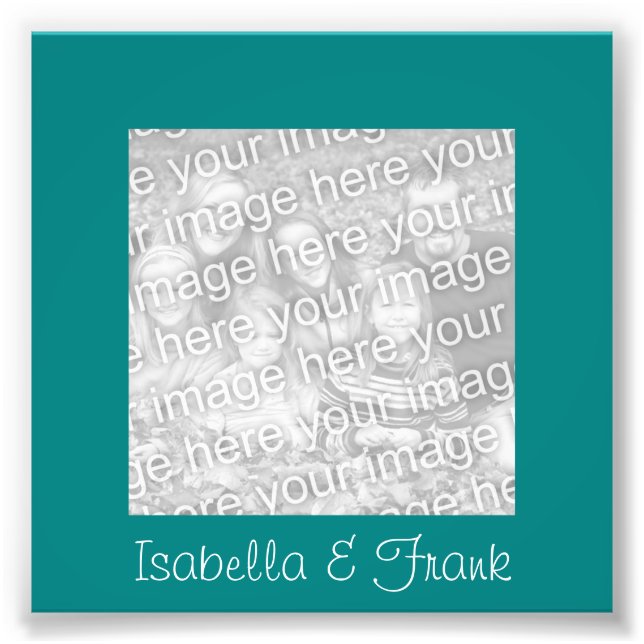Photo turquoise Frame (Devant)
