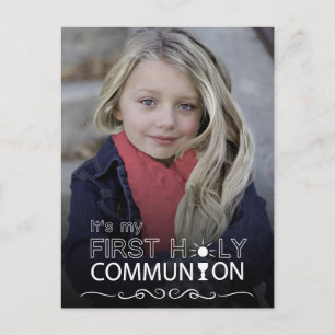 Photo Typographie Communion - Demande de carte pos