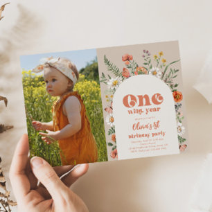 Photo Une année sauvage Invitation Anniversaire