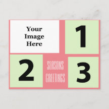 photo vacances rose accueil carte postale