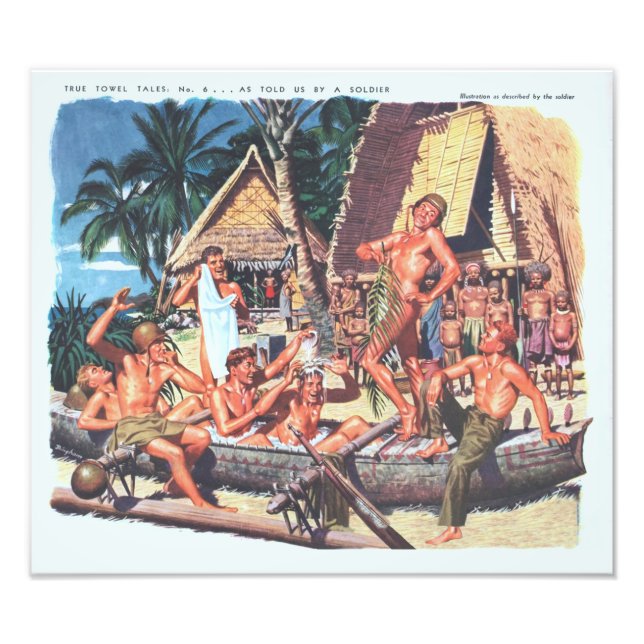 Photo Véritable Tales de Serviettes No 6 de 6 Impression (Devant)