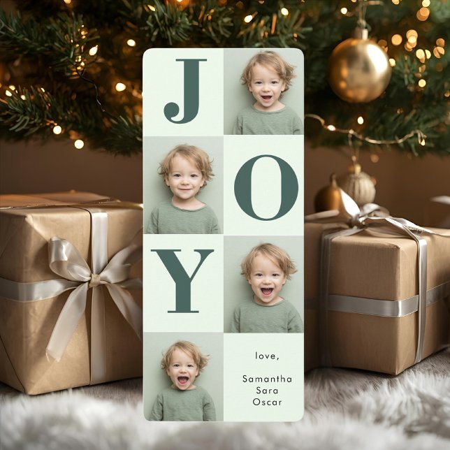 Photo Verte JOIE Moderne Noël (Créateur téléchargé)