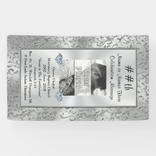 Photo verticale et bannière personnalisée de