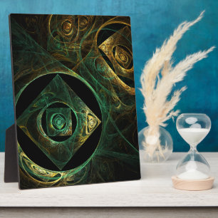 Photo Vibrations magiques Plaque d'art Abstraite