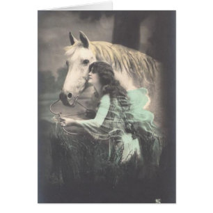 Photo vintage de cheval de Colorized