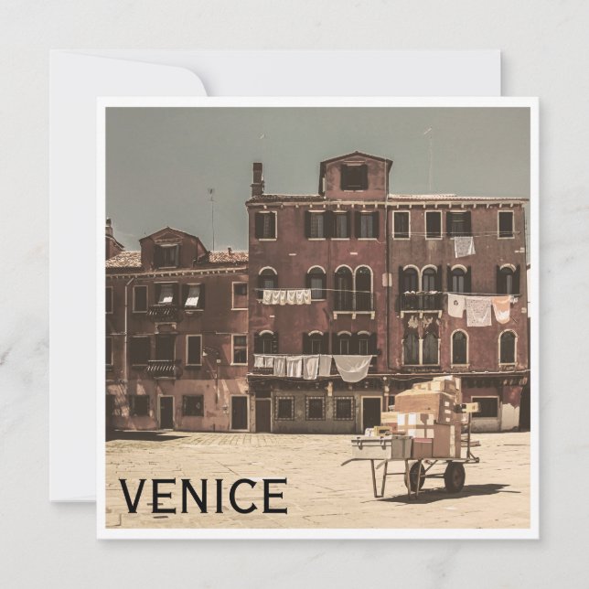 photo vintage de Venise (Devant)