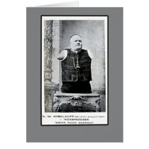 Photo vintage d'homme sans bras et sans jambes