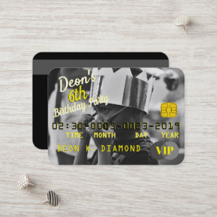 Photo VIP Anniversaire Demande de carte de crédit