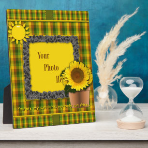 Photo Vous Êtes Ma Plaque Sunshine Sunflower