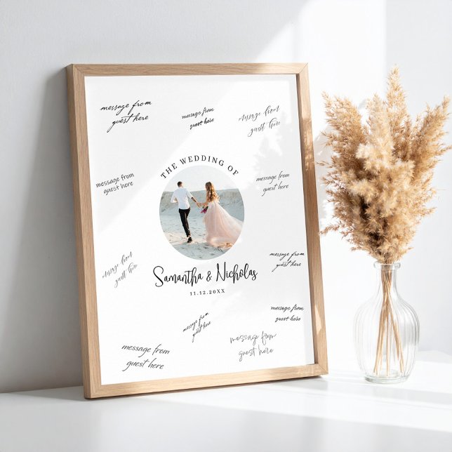 Photo Wedding Guestbook Signature Poster (Créateur téléchargé)