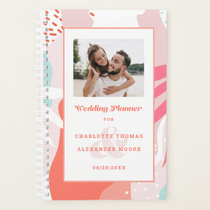 Photo wedding planner   Motif géométrique moderne