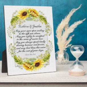 Photo Wedding Poem Plaque