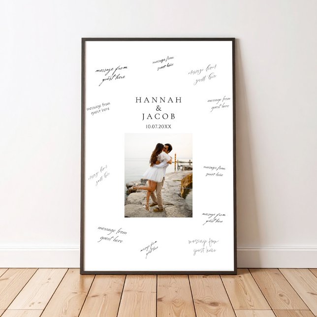 Photo Wedding Signature Guest Book Poster (Créateur téléchargé)
