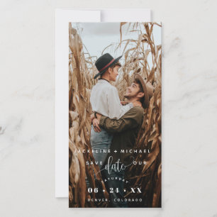 Photo White Script Wedding Enregistrer La Date Sig