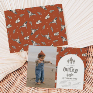 Photo Wild West Invitation Anniversaire   Cowboy