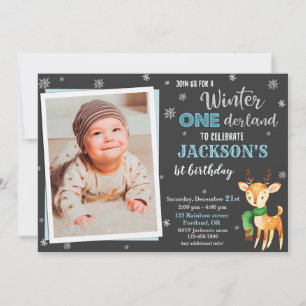 Photo Winter onederland 1ère invitation anniversai