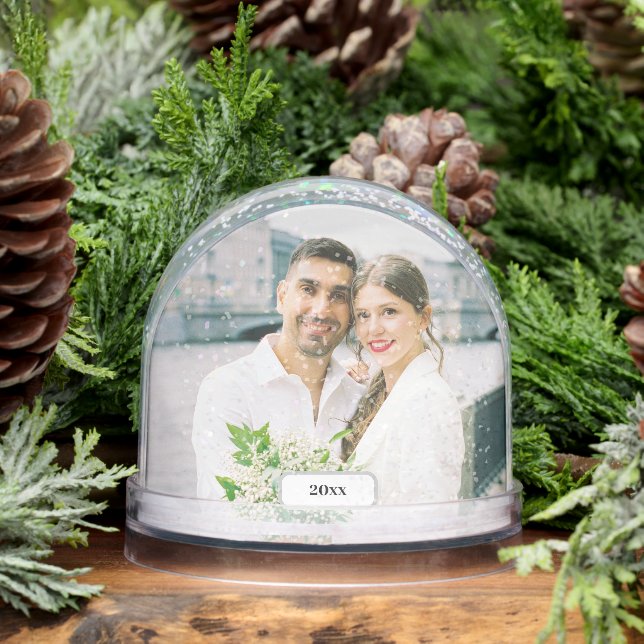  Photo with Date Field Snow Globe (Hiver)