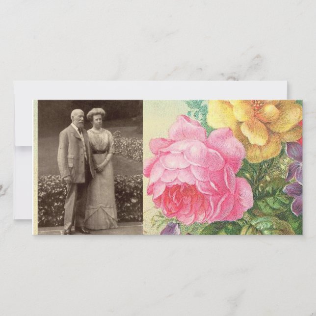 Photocard Vintage Floral (Devant)
