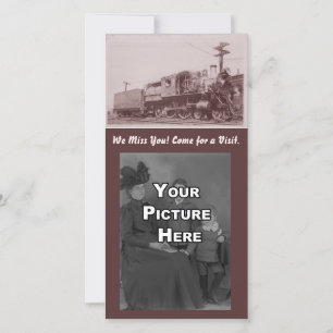 Photocarte Baldwin Locomotive vintage