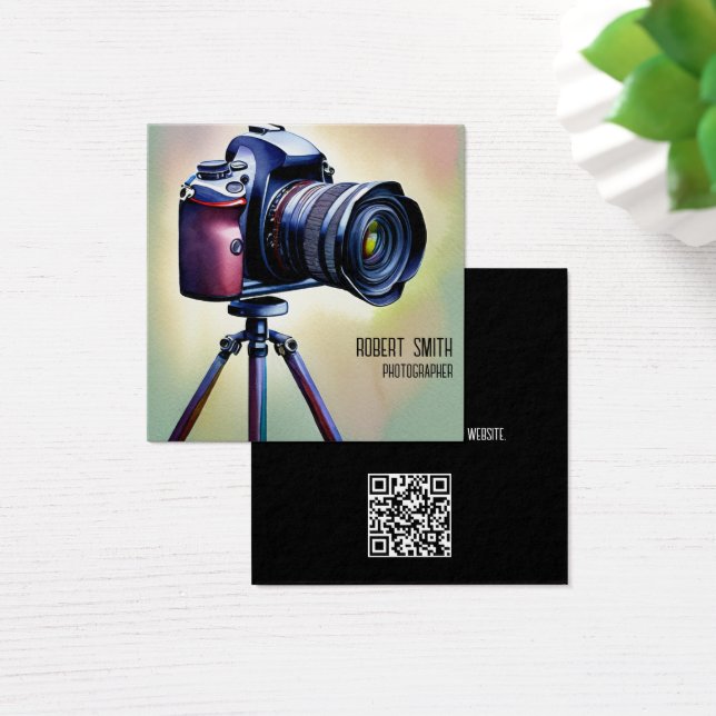 Photographe aquarelle Carte de visite (Bureau)