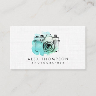 Photographe aquarelle Cartes de visite