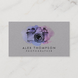 Photographe aquarelle Cartes de visite