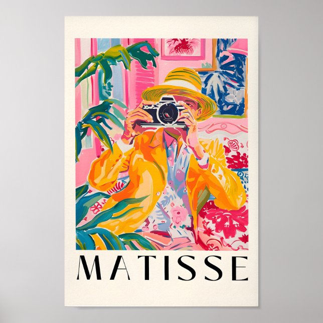 Photographe Art Print, Poster de caméra Vintage, M (Devant)