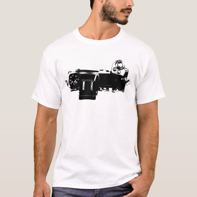Photographe caméra dessus tshirts (Devant)